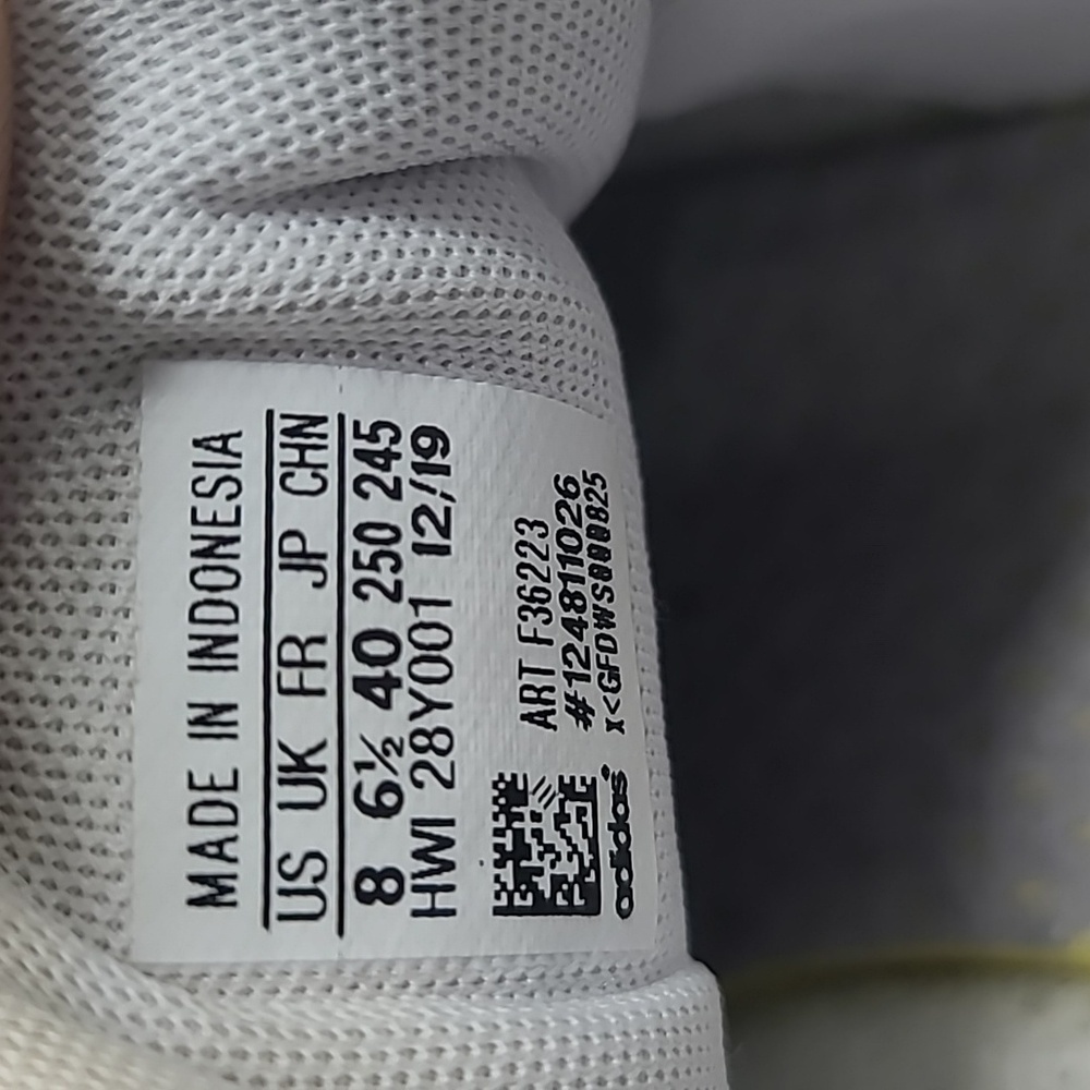Adidas Womens Cloudfoam Advantage AW4323 White Casual Shoes Sneakers Size 8 - Picture 4 of 4